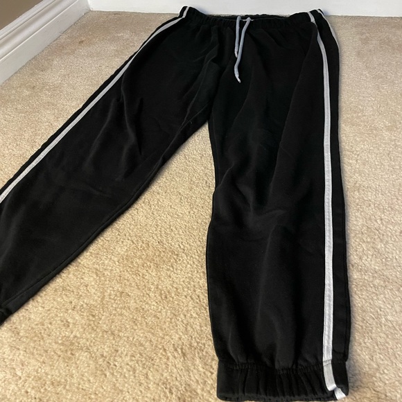 Black and White Sweatpants - Large - Picture 2 of 4